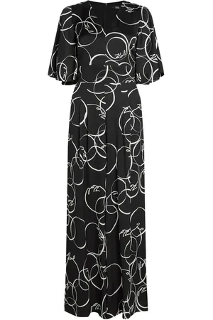 Karl Lagerfeld Jumpsuit ancho con estampado circular