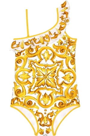 Dolce & Gabbana Traje de baño con estampado Mayólica