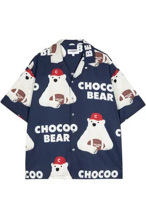 Chocoolate Camisa con oso estampado