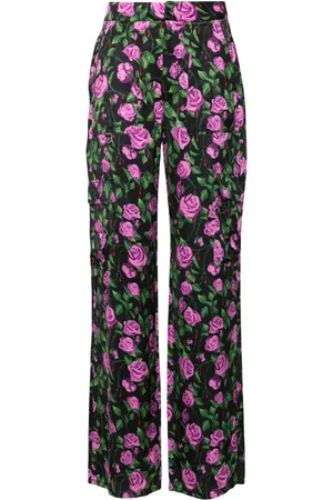 Chiara Ferragni Pantalones con estampado floral