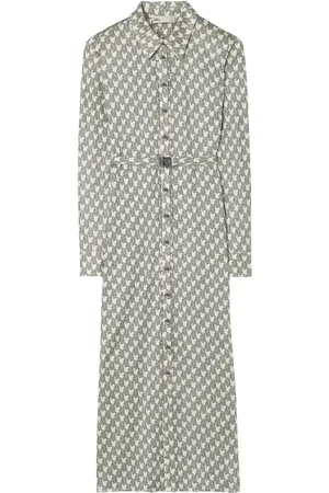 Tory Burch Vestido camisero midi con motivo estampado