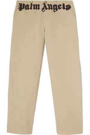 Palm Angels Pantalones chinos con logo estampado