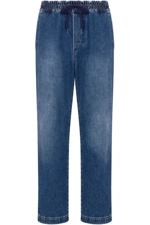 Moschino Jeans rectos con aplique del logo