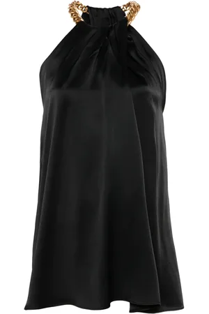 Stella McCartney Blusa con cuello halter
