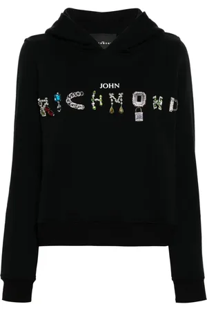 John Richmond Hoodie con detalles de strass