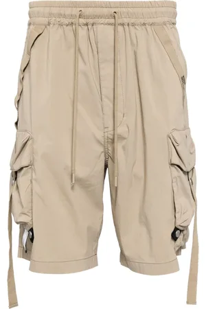 Musium Div. Shorts cargo con cordones en la pretina