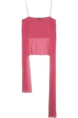 Giorgio Armani Top de seda con moño 2000