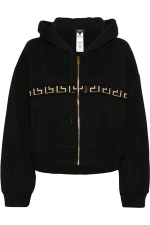 VERSACE Hoodie con detalle Greca