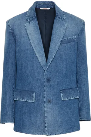 VALENTINO GARAVANI Blazer de mezclilla con botones