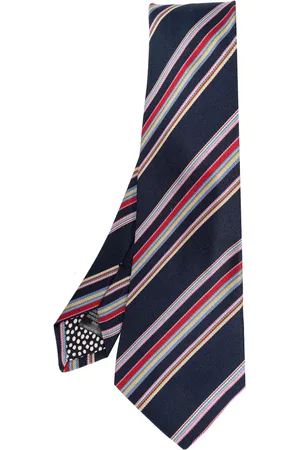 Paul Smith Corbata con rayas estampadas