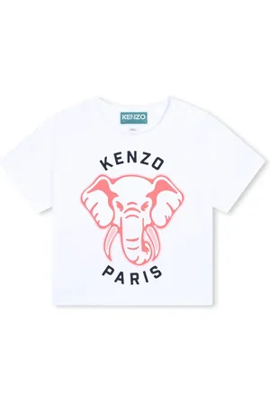 Kenzo Playera con elefantes estampados