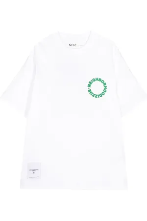 Izzue Playera con logo estampado de x Neighborhood