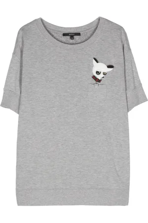 Gucci Playera con detalle de parche 2000