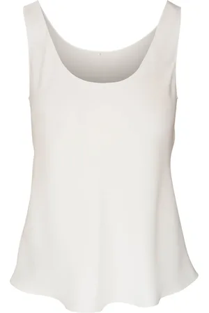 PETER COHEN Camiseta de seda con cuello redondo