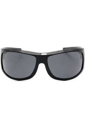 HUGO BOSS Lentes de sol con armazón biker oversize