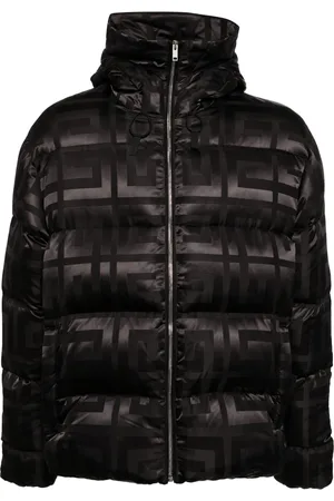 Givenchy Chamarra capitonada con logo estampado