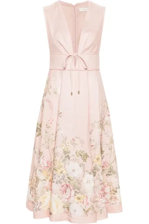 ZIMMERMANN Vestido midi Waverly Plunge