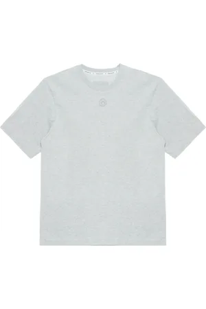 Marine Serre Playera con aplique Crescent Moon