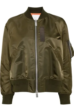 SACAI Chamarra bomber con efecto satinado
