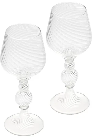 Christofle Set de dos copas de vino tinto Tourbillon
