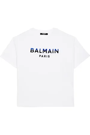 Balmain Playera con logo estampado