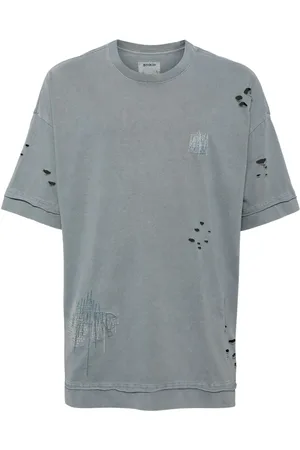 Musium Div. Playera con efecto envejecido