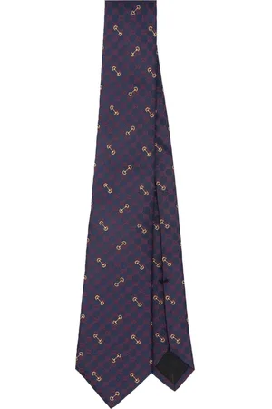 Gucci Corbata de seda con motivo GG en jacquard