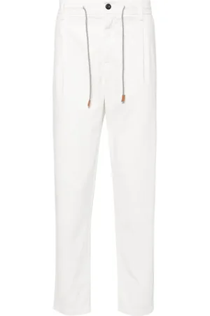 ELEVENTY Pantalones tapered con cordones