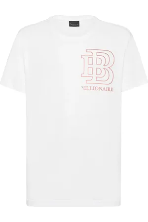 BILLIONAIRE Playera con logo estampado