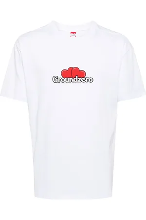 Ground Zero Playera con logo estampado