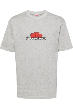 Ground Zero Playera con logo estampado