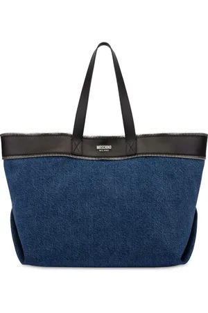 Moschino Tote de mezclilla y cuero