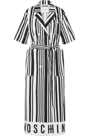 Moschino Vestido con estampado de código de barras