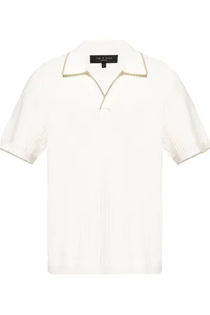 RAG&BONE Playera tipo polo de tejido calado Harbor
