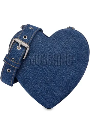 Moschino Bolsa de mezclilla con logo en relieve