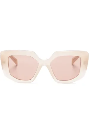 Prada Lentes de sol con armazón geométrica