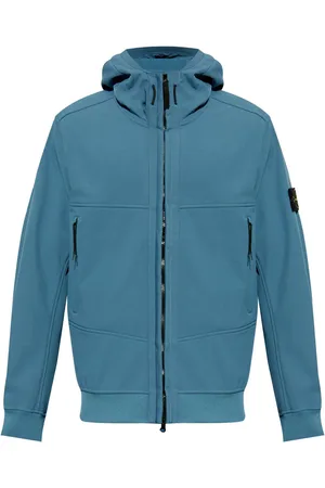 Stone Island Chamarra con cierre y motivo Compass