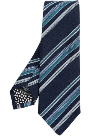 Paul Smith Corbata con rayas estampadas