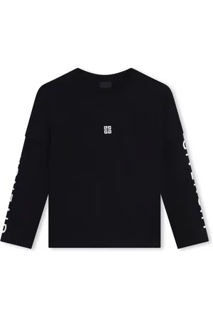 Givenchy Playera manga larga con logo estampado
