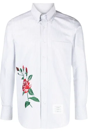 Thom Browne Camisa con motivo de rayas