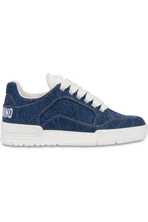 Moschino Tenis de mezclilla con logo estampado
