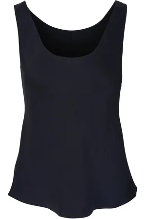 PETER COHEN Camiseta de seda con cuello redondo