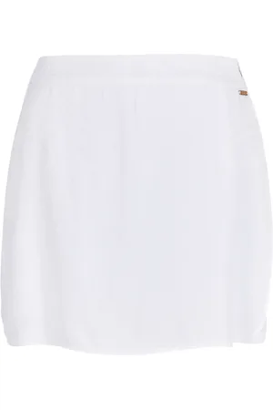 Armani Exchange Shorts de tiro alto con placa del logo
