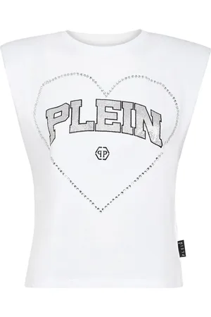 Philipp Plein Camiseta con detalles de strass
