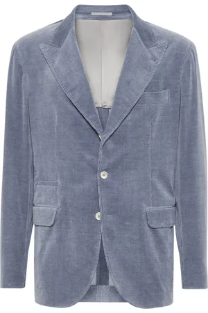 Brunello Cucinelli Blazer de pana con solapas de pico
