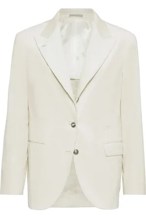 Brunello Cucinelli Blazer de pana con botones