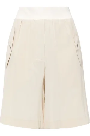 Helmut Lang Shorts de seda Bomber