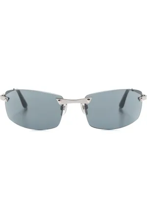 Acne Studios Lentes de sol con armazón rectangular