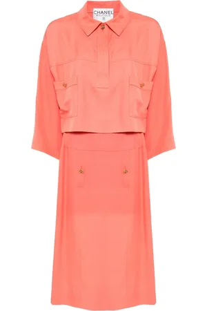 CHANEL Set de falda y camisa 1990-2000