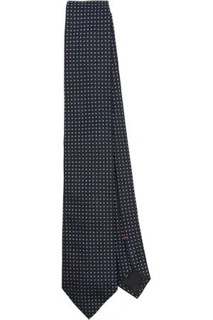 Ermenegildo Zegna Corbata de seda con motivo en jacquard